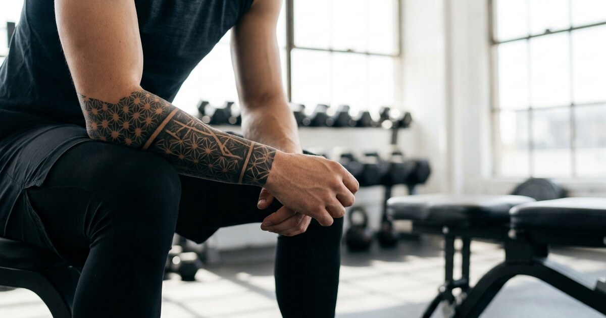 Tetoválás és sport: edzés a friss tetkóval